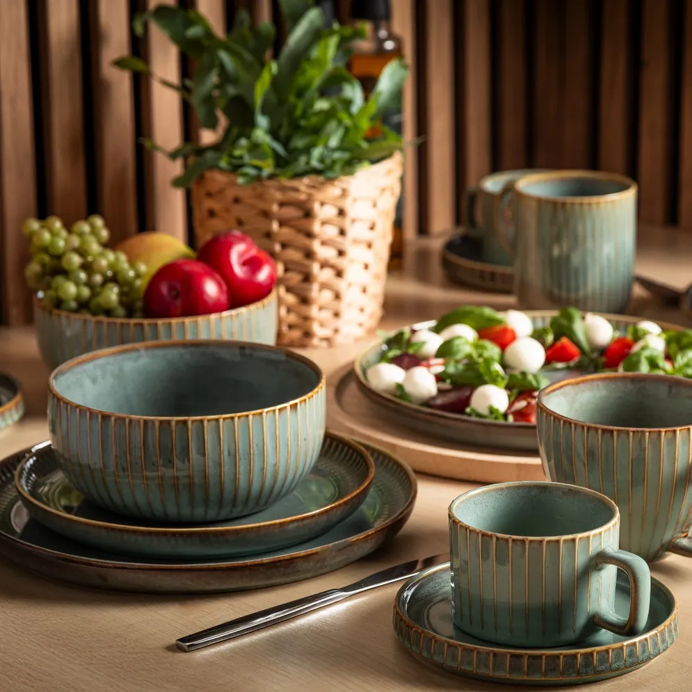 Spodek porcelanowy New Bone China Altom Design Reactive Sage 14 cm ...