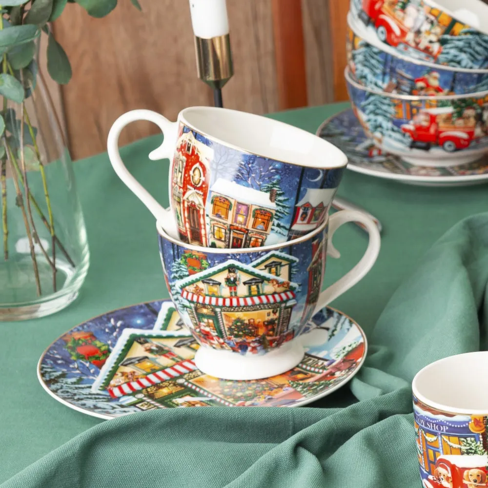 Filiżanka porcelanowa świąteczna New Bone China Altom Design