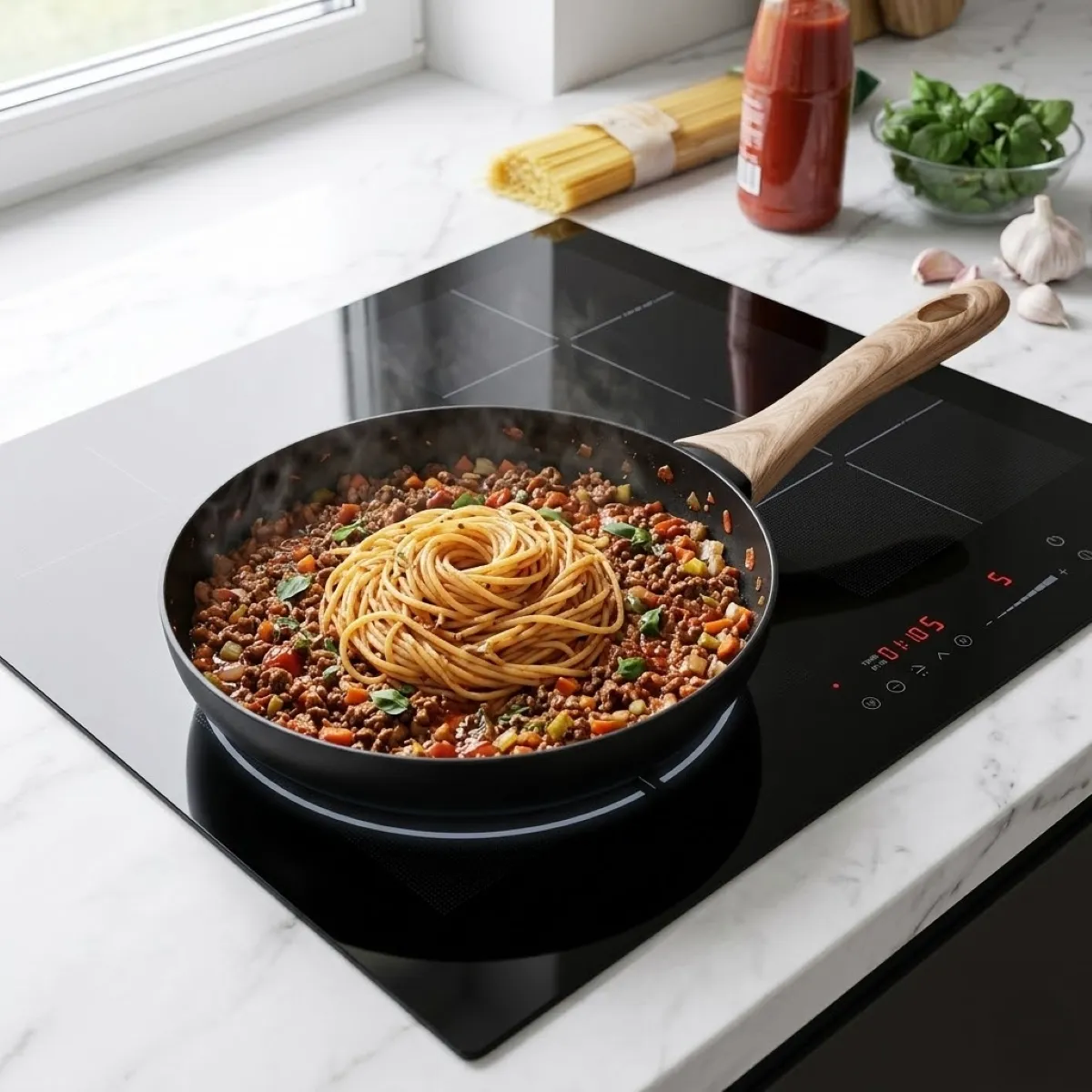 Patelnia na indukcję z powłoką nieprzywierającą Altom Design Natura Light 24 cm