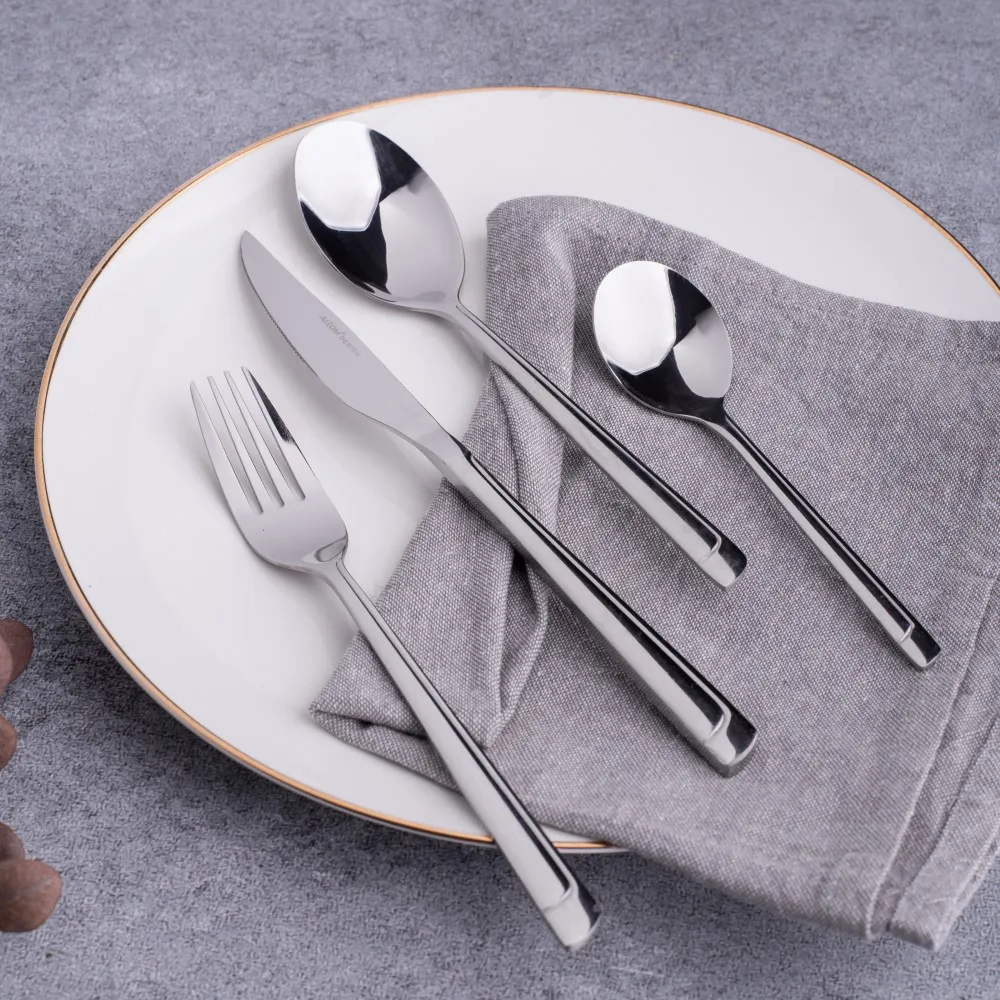 Widelce obiadowe Altom Design Cosmo srebrny połysk (6